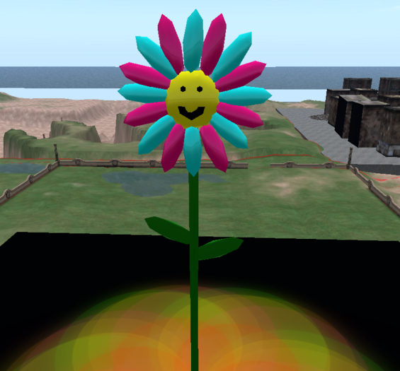 Supa Love Flower (Sky Blue and Pink)