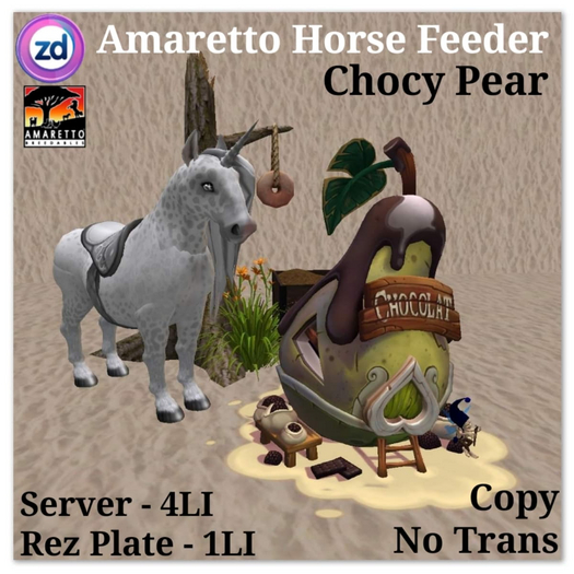 *ZD* Amaretto Horse Feeder - Chocy Pear