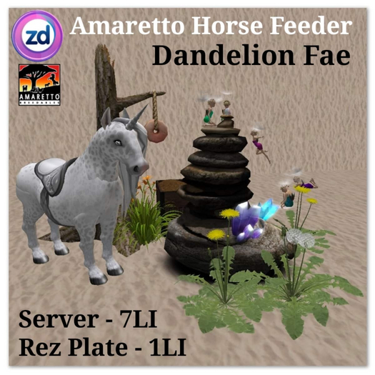 *ZD* Amaretto Horse Feeder - Dandelion Fae