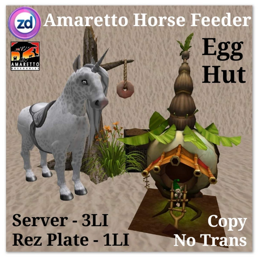 *ZD* Amaretto Horse Feeder - Egg Hut