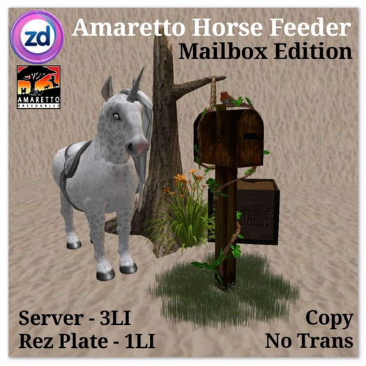 *ZD* Amaretto Horse Feeder - Mailbox