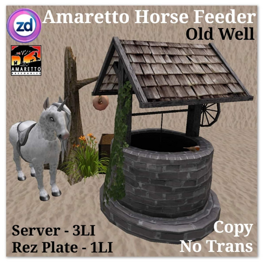 *ZD* Amaretto Horse Feeder - Old Well