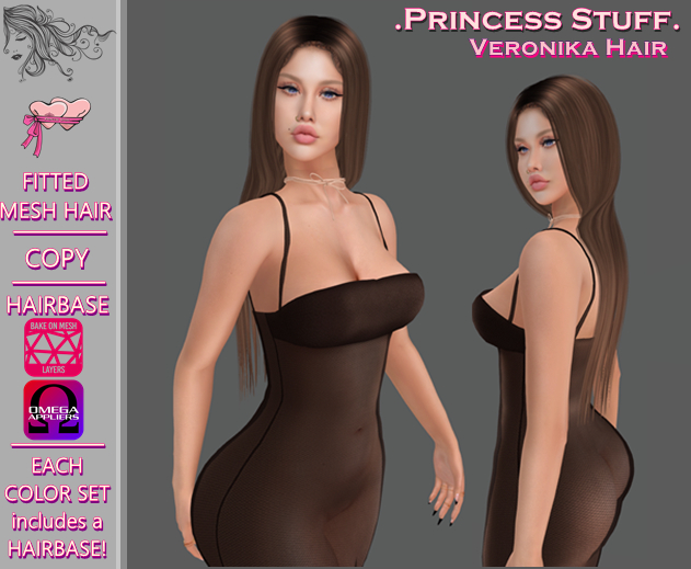 .Princess Stuff. [Veronika Hair] Fitted Mesh DEMOS!_add