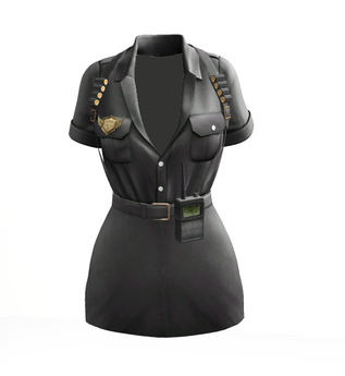 Second Life Marketplace - B.C.C Jenny&Megan - Police Complete Set Black ...