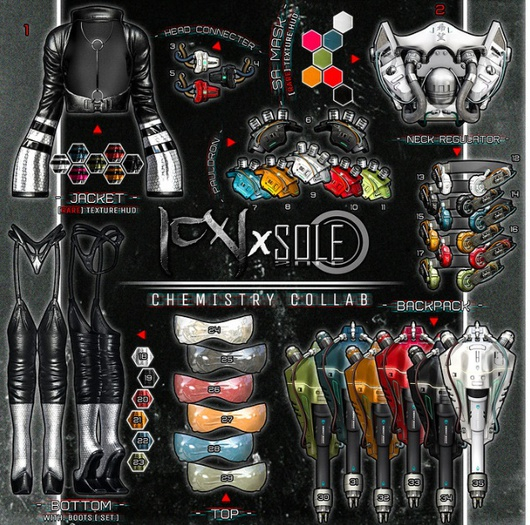 2. [CX]&::SOLE:: - Chemicoll Gacha : SA Mask - RARE