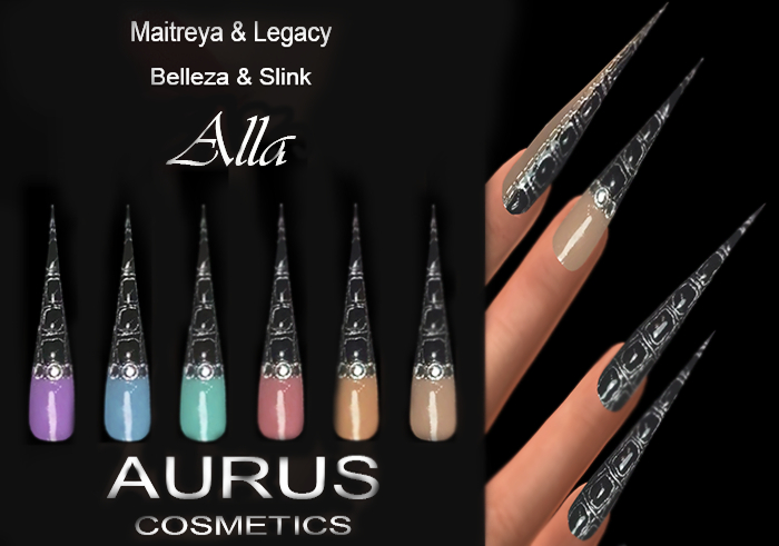 A U R U S - Alla Stiletto Bento Nails
