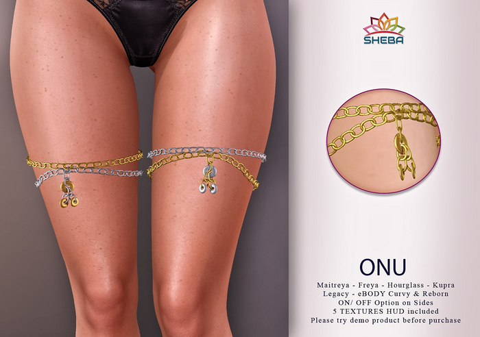 Onu thigh high chain ~ Maitreya, Legacy, Kupra, Reborn, Freya, Hourglass