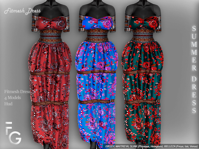 .Fragile. Summer Time - Beach Dress 6 models (add me)