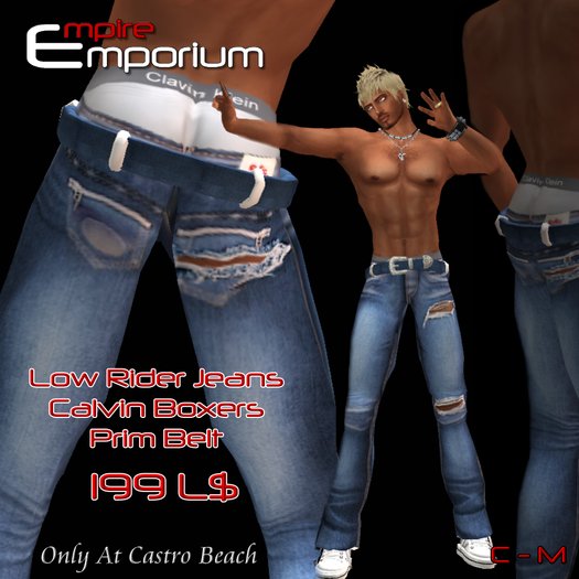  Low Rider Jeans With Calvins
