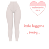 mellowcute-kate leggins-ivory