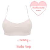 mellowcute-kate top-ivory