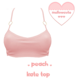 mellowcute-kate top-peach