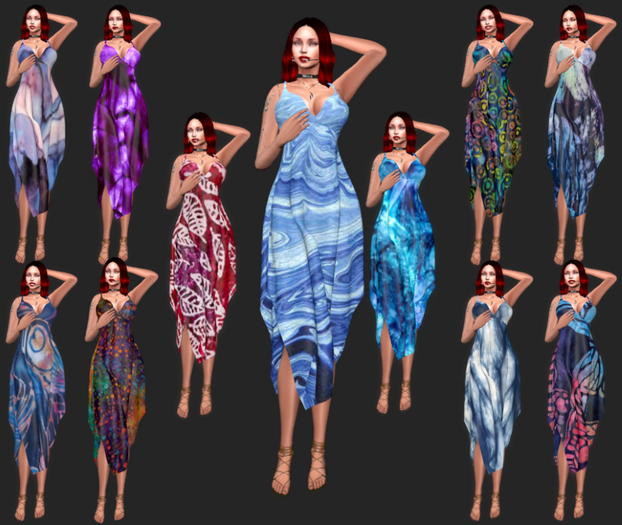 WW Hanky Maxi Dress V8 - 4 MP (ADD)