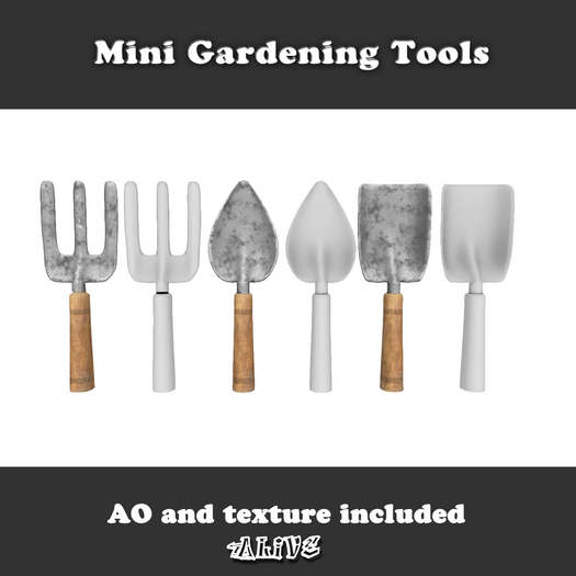 Alive FULLPERM Mini Garden Tools