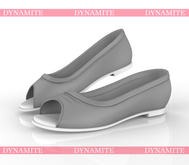 Grey Flat Shoes