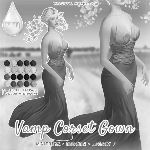 rainnn - Vamp Corset Evening Gown [DEMO]