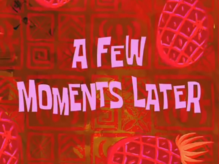 A FEW MOMENTS LATER / Gesture