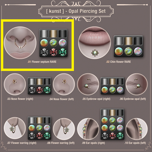 .02 [ kunst ] - Septum flower #1 RARE