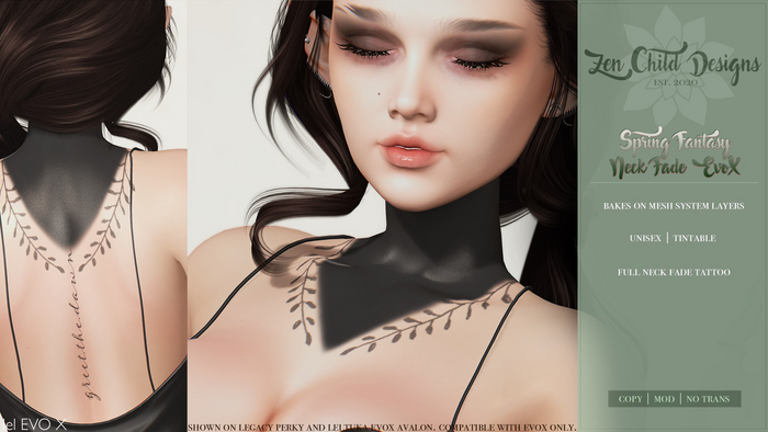 Zen Child Designs - Spring Fantasy Neck Fade EvoX