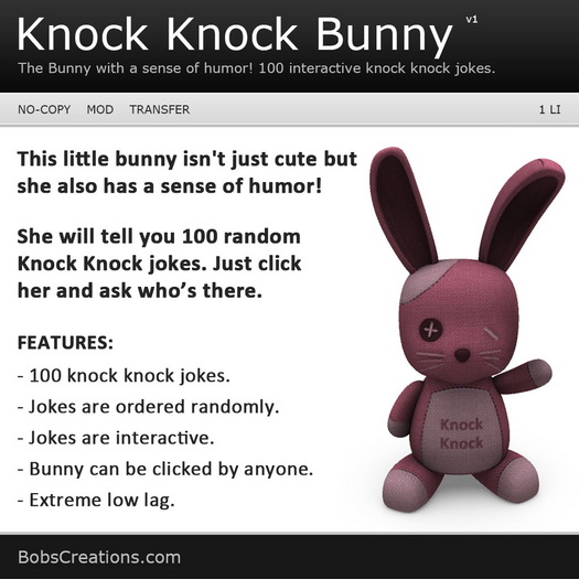 Knock Knock Bunny 