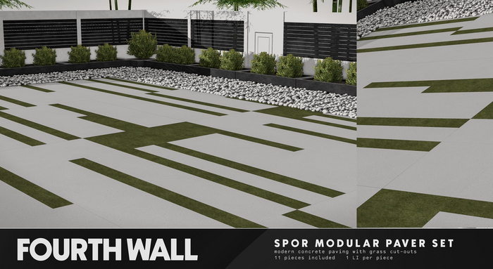Fourth Wall / Spor Modular Paver Set
