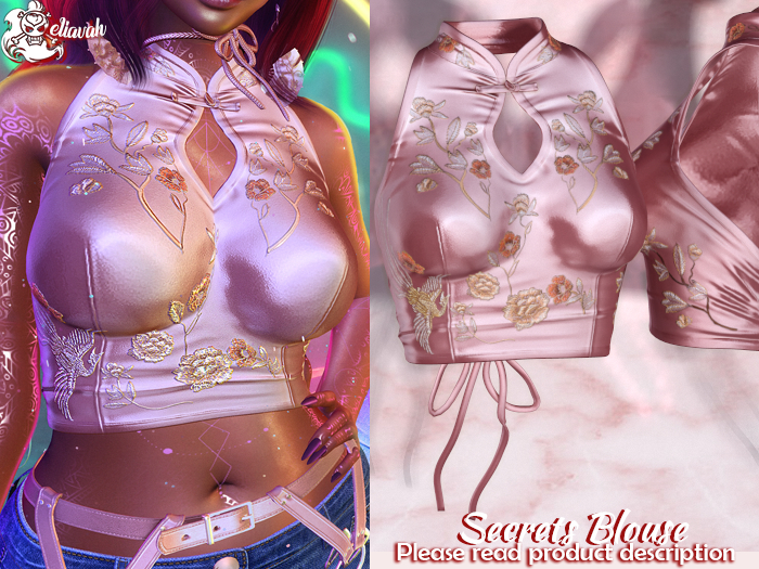 Eliavah ~ Secrets Blouse [ROSEGOLD]