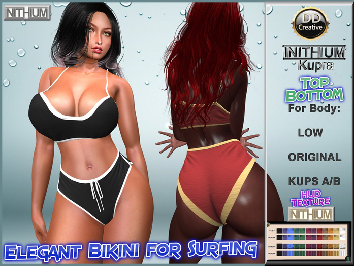☾ⅅⅅ☽ [INITHIUM] Kupra Elegant Bikini for Surfing