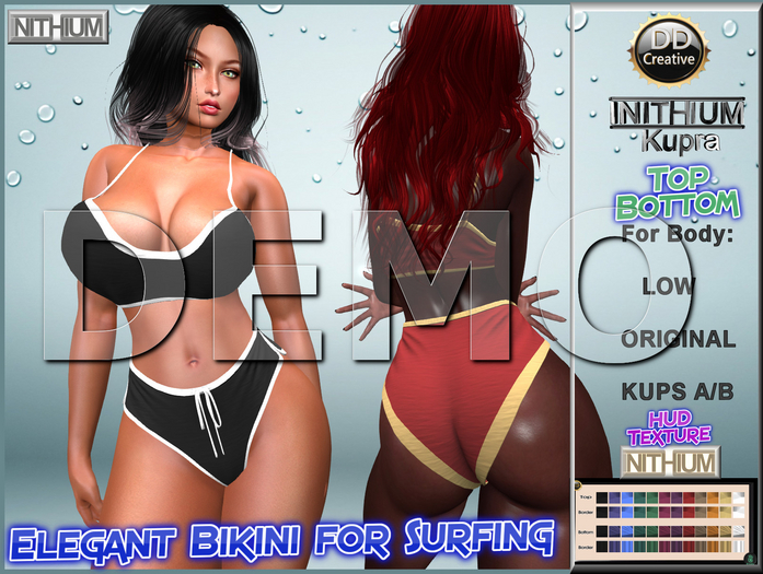 ☾ⅅⅅ☽ [INITHIUM] Kupra Elegant Bikini for Surfing DEMO