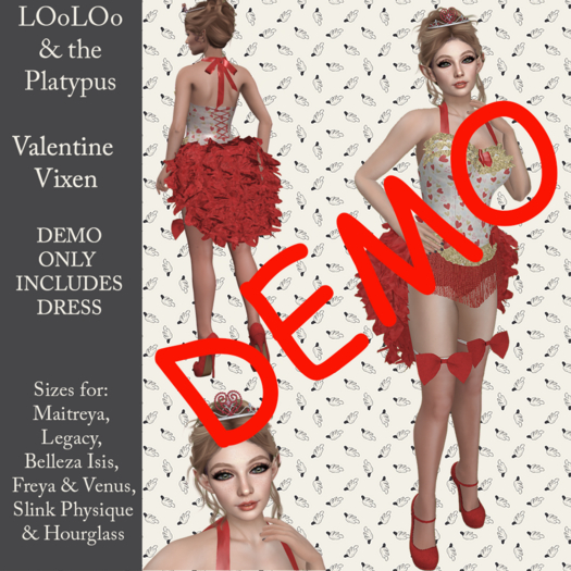 L&P DEMO for Valentine Vixen Dress
