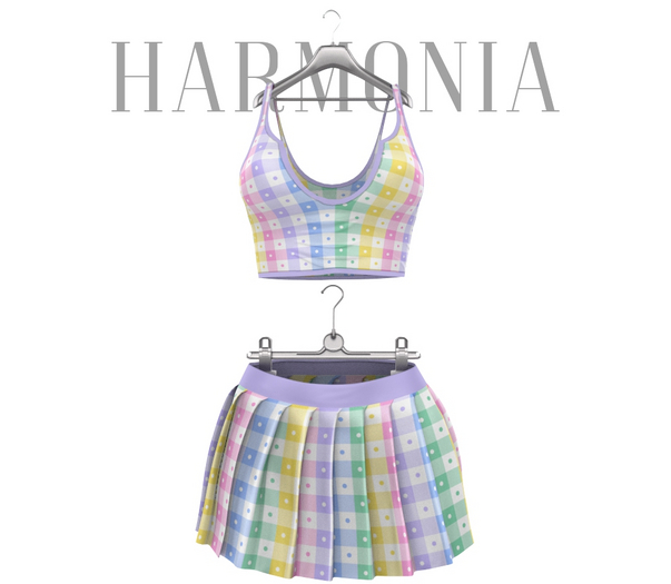 Rainbow Skirt Outfit