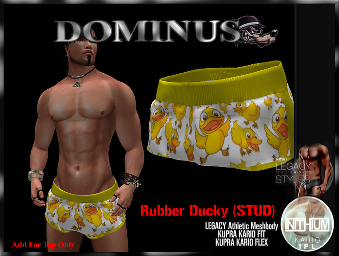 ~DOMINUS~Rubber Ducky (STUD)  (ADD)