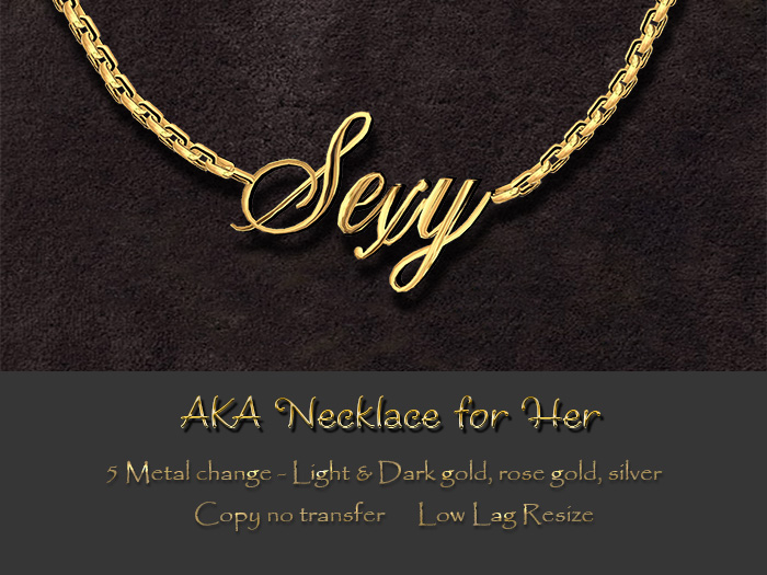 Exquisite AKA Necklace - Sexy