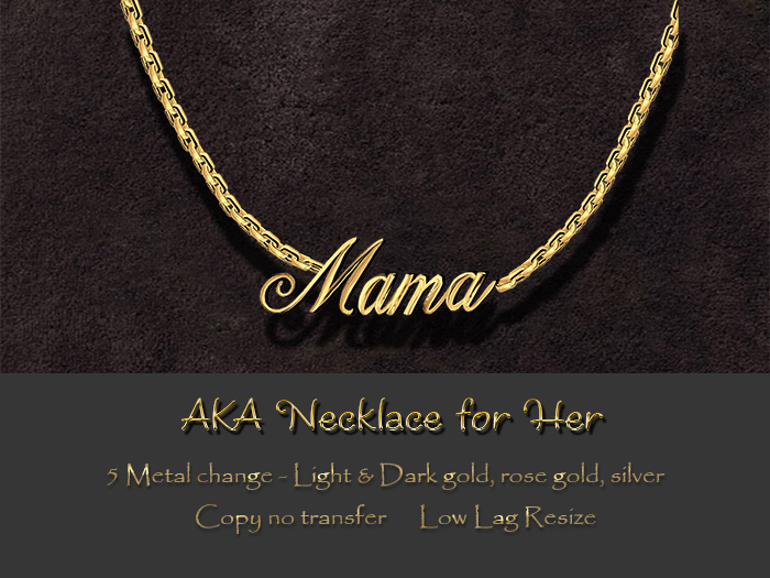 Exquisite AKA Necklace - Mama 