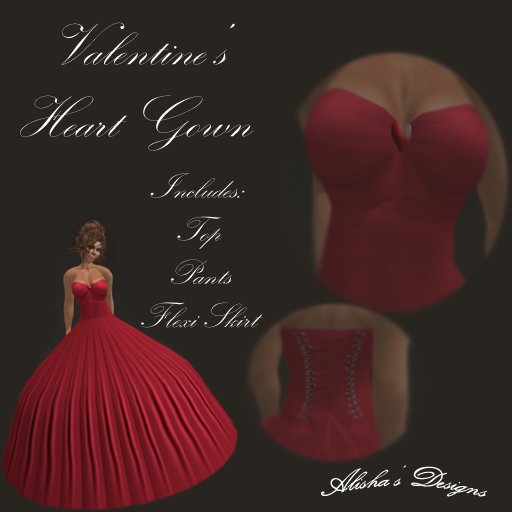 Valentine's Heart Gown