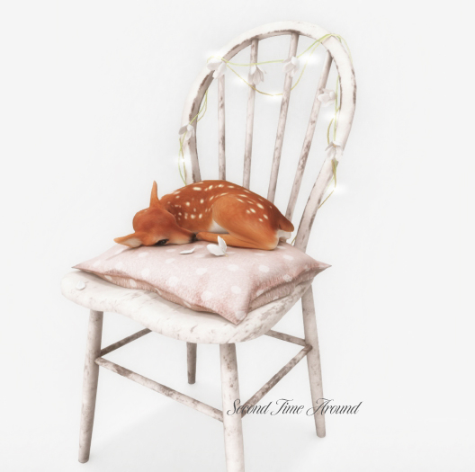 +Half-Deer+ Spring Serenade - Sleepy Fawn Chair RARE