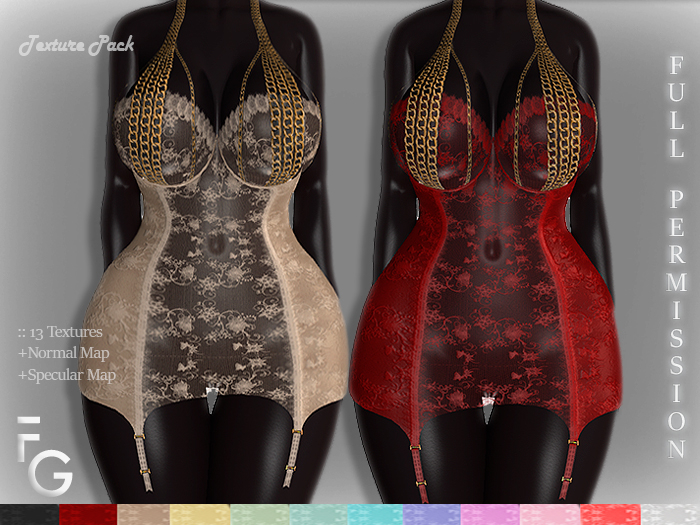 .Fragile. 17 Textures Full Perm For Suspenders dress