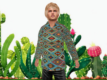 Southwest Man's Shirt-Celebration