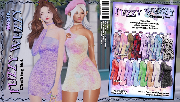 .WARETA. Fuzzy Wuzzy Dress - Anime V2 (Add Me!)