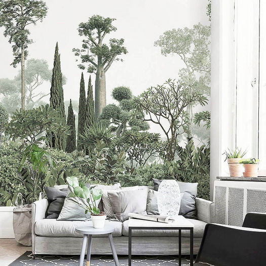 Landscaperoom View Texture Second Life Marketplace - Young Botanical garden Loft Wall texture(NO ...