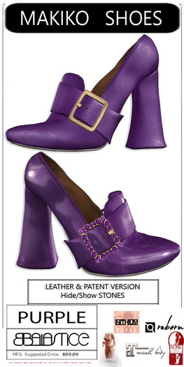 Baiastice_Makiko Shoes-Purple