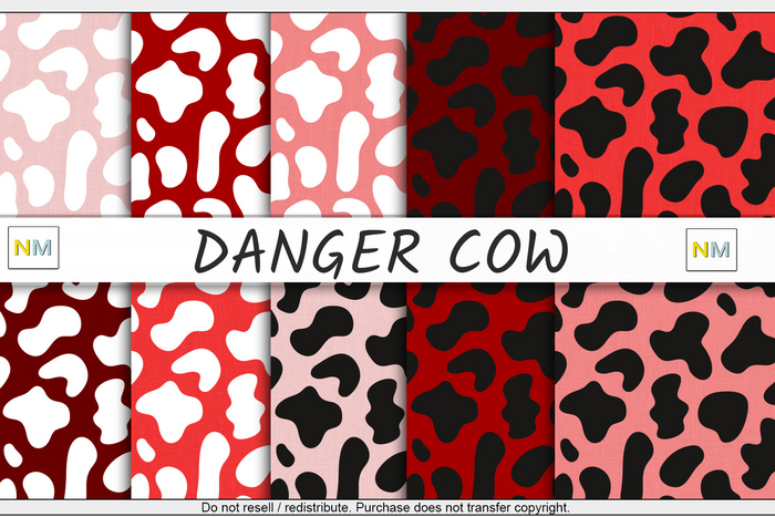 Danger Cow 10 Seamless Fabric Textures NM