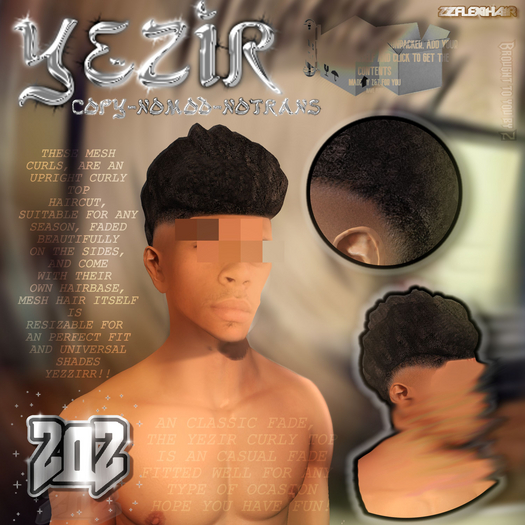 {DUALZZ} - "Yezir Curly top"