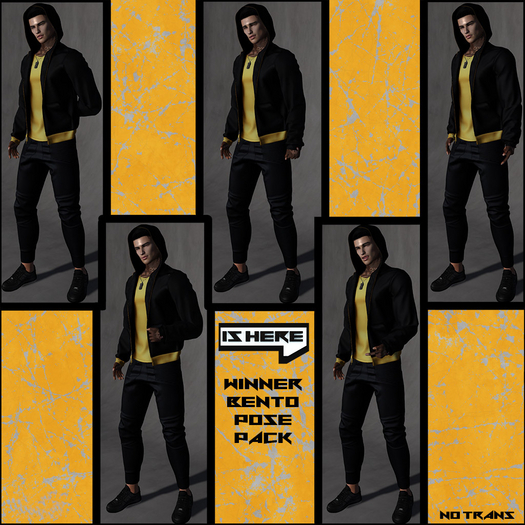 [IsHere] Winner Bento Pose Pack