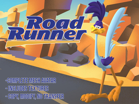 Second Life Marketplace - .:CQ:. Road Runner Avatar