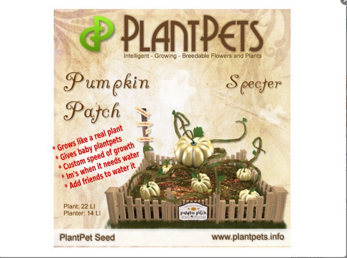 PlantPet Seed [Pumpkin Patch *Specter*]