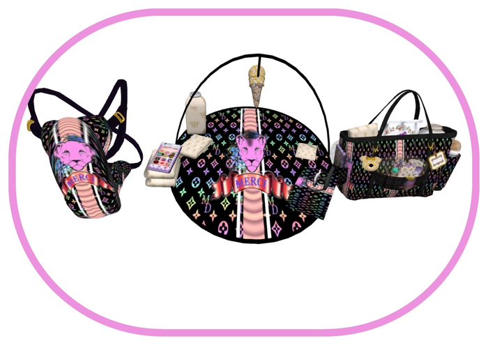 LVMD diaperbag set