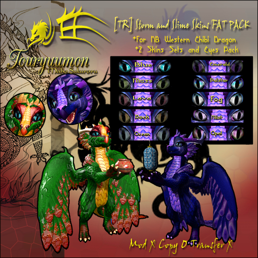 [TR] Storm and Slime Skins FAT PACK