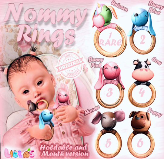 06 Lilla's Nommie Rings *Boxed* Puppy  Lilla's Nommie Rings Puppy