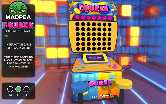 MadPea Foured Arcade Game