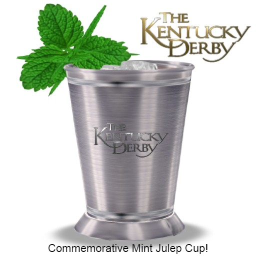DERBY DAY - Mint Julep SINGLE Cup SILVER (Boxed)